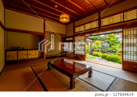 岡山県　津山市　城東地区　旧梶村家住宅 127684614