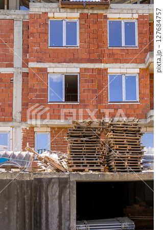 Building Construction Site in progress 127684757