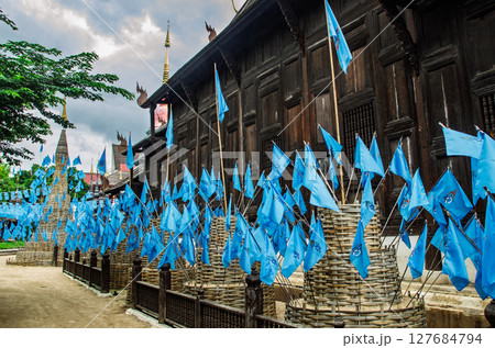 古いタイ寺院 古いタイ寺院 127684794