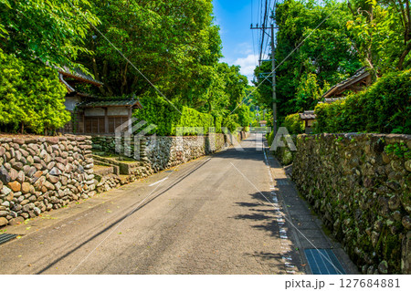 鹿児島県 出水市 麓の町並み 鹿児島県 出水市 麓の町並み 127684881