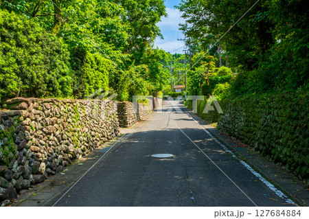 鹿児島県 出水市 麓の町並み 鹿児島県 出水市 麓の町並み 127684884