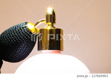 Vintage Pink Perfume Bottle 127684901