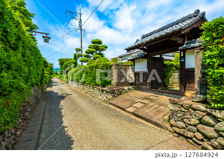 鹿児島県 出水市 麓の町並み 鹿児島県 出水市 麓の町並み 127684924