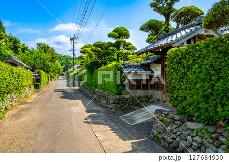 鹿児島県　出水市　麓の町並み 127684930