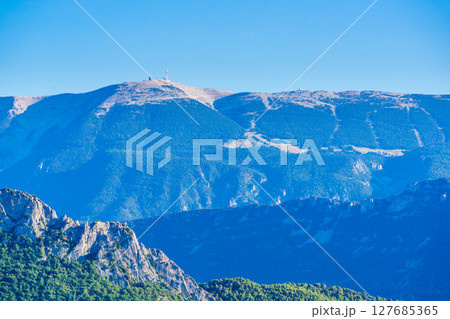 Mont Ventoux, mountain in Provence, France Mont Ventoux, mountain in Provence, France 127685365