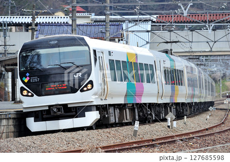 中央本線　上野原　JR東日本　E257系　M-105編成（松本）　あずさ　かいじ 127685598