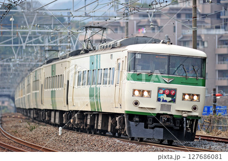 東海道本線　真鶴　JR東日本　185系　A8編成（大宮）　踊り子 127686081