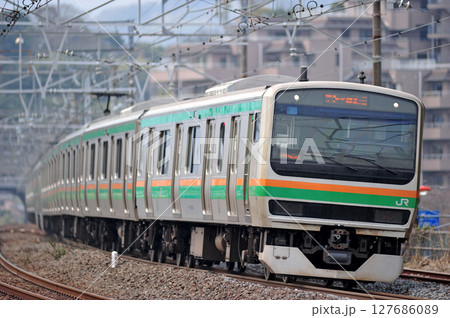 東海道本線　真鶴　JR東日本　E231系1000番台　U532編成（小山） 127686089