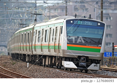 東海道本線　真鶴　JR東日本　E233系3000番台　U630編成（小山） 127686093