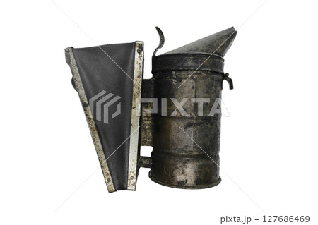 Old bee smoker 127686469