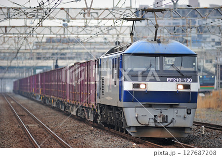 東海道本線　平塚　JR貨物　EF210-130（岡山） 127687208