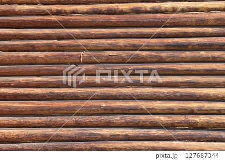 log wall. light wooden wall. environmentally friendly house. wooden blockhouse. wood fibers log wall. light wooden wall. environmentally friendly house. wooden blockhouse. wood fibers 127687344