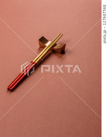 Chopsticks for sushi or other Japanese or Chinese food 127687568