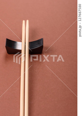 Chopsticks for sushi or other Japanese or Chinese food 127687580