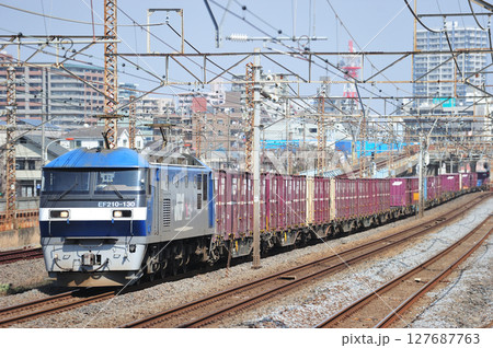 東海道本線 相模貨物 JR貨物 EF210-130(岡山) 東海道本線 相模貨物 JR貨物 EF210-130(岡山) 127687763