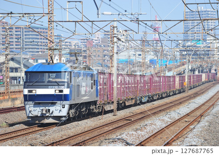 東海道本線 相模貨物 JR貨物 EF210-130(岡山) 東海道本線 相模貨物 JR貨物 EF210-130(岡山) 127687765