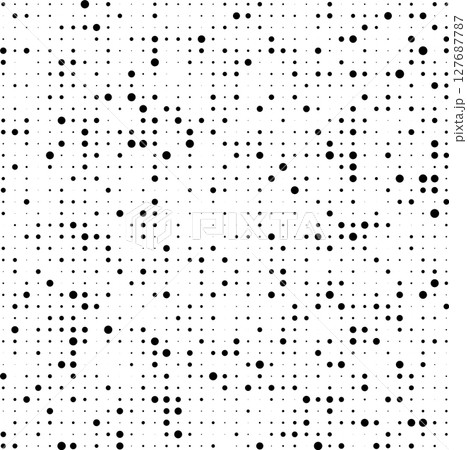 Monochrome dotted halftone backdrop. Abstract black circle Monochrome dotted halftone backdrop. Abstract black circle 127687787