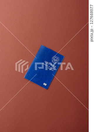 Korean passport for travelling, flying and doing business. South korea document 127688077