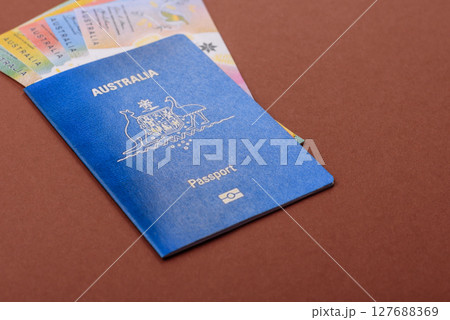 Australian passport for travelling, flying and doing business Australian passport for travelling, flying and doing business 127688369
