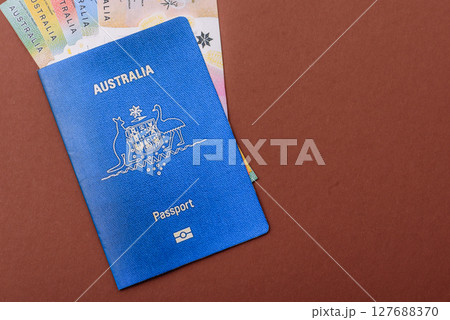 Australian passport for travelling, flying and doing business Australian passport for travelling, flying and doing business 127688370