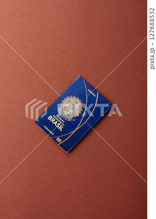 Brazilian passport for travelling, flying and doing business. Brazil document Brazilian passport for travelling, flying and doing business. Brazil document 127688532