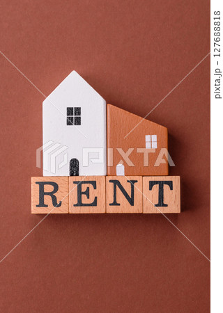 Renting a house, buying a property, renting a car 127688818