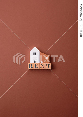 Renting a house, buying a property, renting a car 127688823