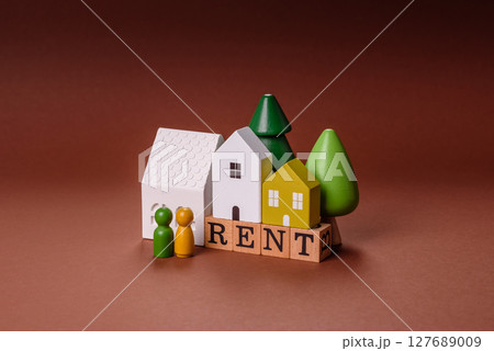 Renting a house, buying a property, renting a car Renting a house, buying a property, renting a car 127689009