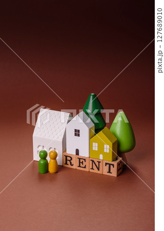 Renting a house, buying a property, renting a car Renting a house, buying a property, renting a car 127689010