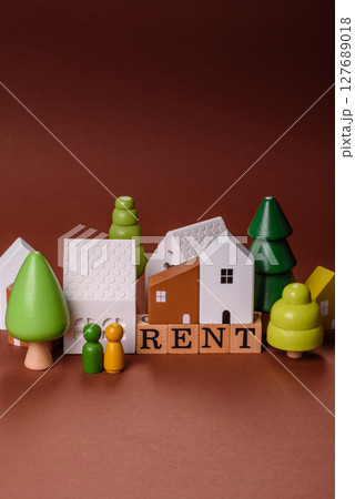 Renting a house, buying a property, renting a car Renting a house, buying a property, renting a car 127689018