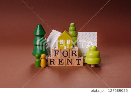 Renting a house, buying a property, renting a car 127689026