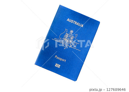 Australian passport for travelling, flying and doing business 127689646
