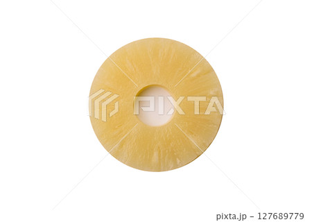 Tropical fruit pineapple in rings or slices tinned sweet Tropical fruit pineapple in rings or slices tinned sweet 127689779