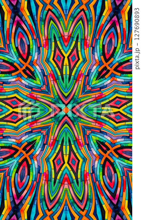 Bright background with abstract multicolor pattern Bright background with abstract multicolor pattern 127690893