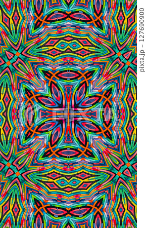 Bright background with abstract multicolor pattern 127690900