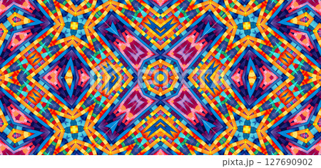 Bright abstract colorful pattern 127690902