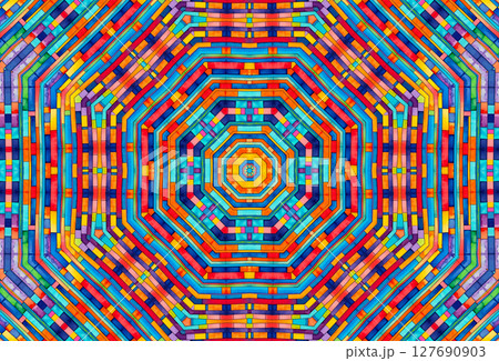 Background with bright colorful abstract pattern 127690903