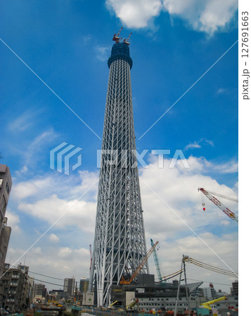 東京 墨田区 建設中の東京スカイツリータウン 2010年05月 東京 墨田区 建設中の東京スカイツリータウン 2010年05月 127691663