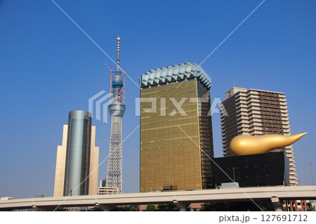 東京　墨田区　建設中の東京スカイツリータウン　2011年05月 127691712