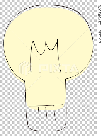 Illustration of a simple light bulb Illustration of a simple light bulb 127692079