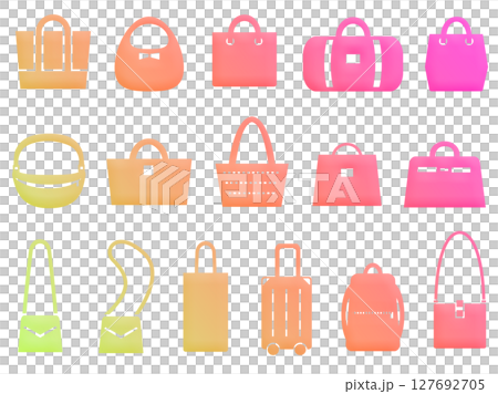 Women's and Men's Bags Fashion Materials 127692705