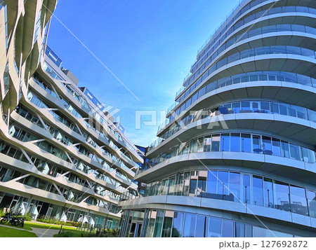 Travel to Scandinavia during summer on holiday, Aarhus in Denmark 127692872
