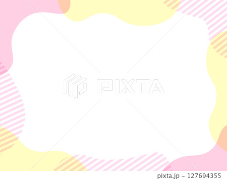可愛い流体シェイプのフレーム 127694355