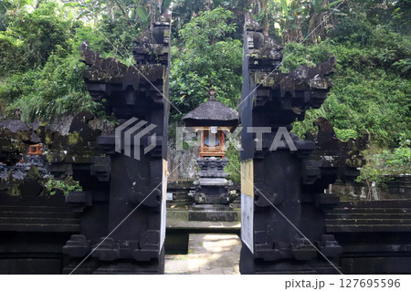 インドネシア　バリ島　ウブド　ゴアガジャ遺跡 127695596