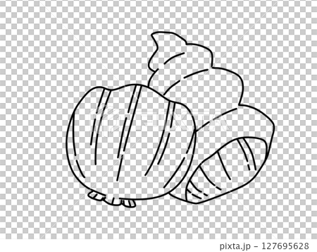 Seashell icon simple black Seashell icon simple black 127695628