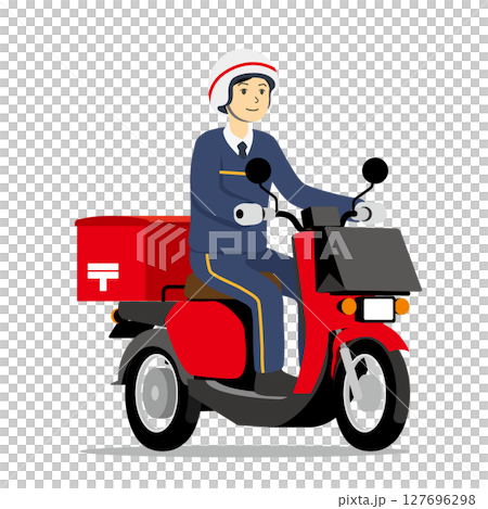 郵便配達2 サイドビューA+F 127696298