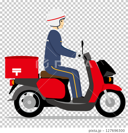 郵便配達2 サイドビューC+F 127696300