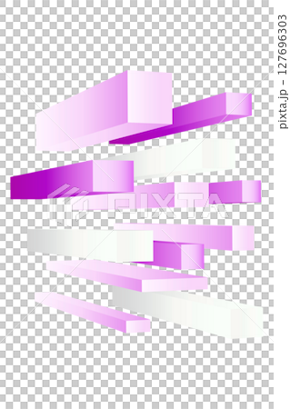 Geometric 3D illustration background material Pink purple gradient Vector PNG Geometric 3D illustration background material Pink purple gradient Vector PNG 127696303