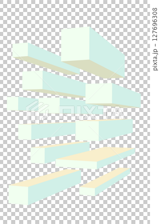 3D geometric illustration background material modern cube vector png 3D geometric illustration background material modern cube vector png 127696308