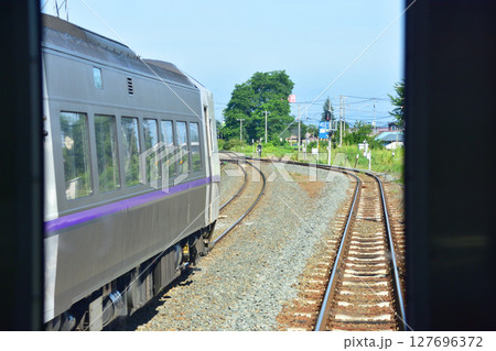 JR北海道、根室本線の帯広駅から池田駅までの普通列車風景(2023年夏) 127696372